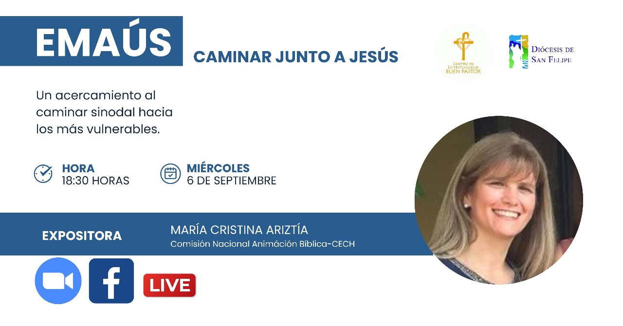 Webinar Caminar junto a Jesús: un acercamiento al caminar sinodal hacia los más vulnerables